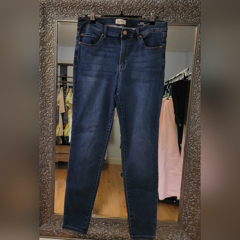 Nicole Miller Soho High Rise Skinny Jeans. Size 12.